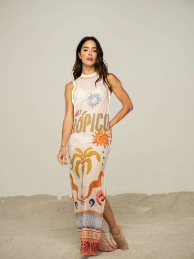 VESTIDO MESH TROPICO
