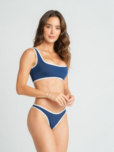 ALMA BOTTOM NAVY IVORY